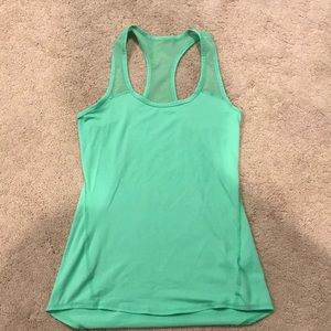 Green athleta tank top